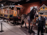 Hästspårvagn 12  This horse-driven tram was used before the electric ones, it belonged to Stockholms Nya Spårvägsaktiebolag and was used in 1877. : 2016, Christmas, Fujifilm XT-1, Joulu, Stockholm, Södermalm, Tukholma, kaupunki, town