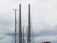 Öresundsbron  Crossing the bridge from Sweden to Denmark once again. : 2016, LG, Ruotsi, Sweden, auto, car, kesäloma, liikenne, maantie, matka, mobile phone, road, summer holiday, traffic, travel