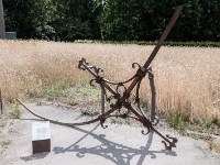 The cross  The cross of the Church of Reconciliation. When the original church was blown into pieces, this cross was salvaged and hidden. After reunion it was made public again. : 2016, Berliini, Berlin, Fujifilm, Germany, Saksa, digital image, historia, history, kaupunki, kesäloma, matka, summer holiday, town, travel