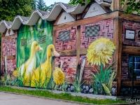 Duck!  Former train- or tram stall next to Bernauer Strasse : 2016, Berliini, Berlin, Fujifilm, Germany, Saksa, digital image, historia, history, kaupunki, kesäloma, matka, summer holiday, town, travel