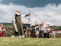 Archery  An archery contest going on. : 2016, Fujifilm XT-1, Hämeenlinna, Medieval fair, esitys, historia, history, keskiaikamarkkinat, markkina, medieval, show, tapahtuma, viikinki