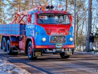 Scania-Vabis LBS 7642S  vm. 1968, Pietikäinen Juhani : 2017, Fujifilm XT-1, Joroinen, Kevätpäiväntasaus-ajo, Vetku, auto, historia, kuorma-auto, liikenne, talvi