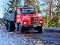 Scania LS110 Super  vm. 1970, Helin Juha : 2017, Fujifilm XT-1, Joroinen, Kevätpäiväntasaus-ajo, Vetku, auto, historia, kuorma-auto, liikenne, talvi