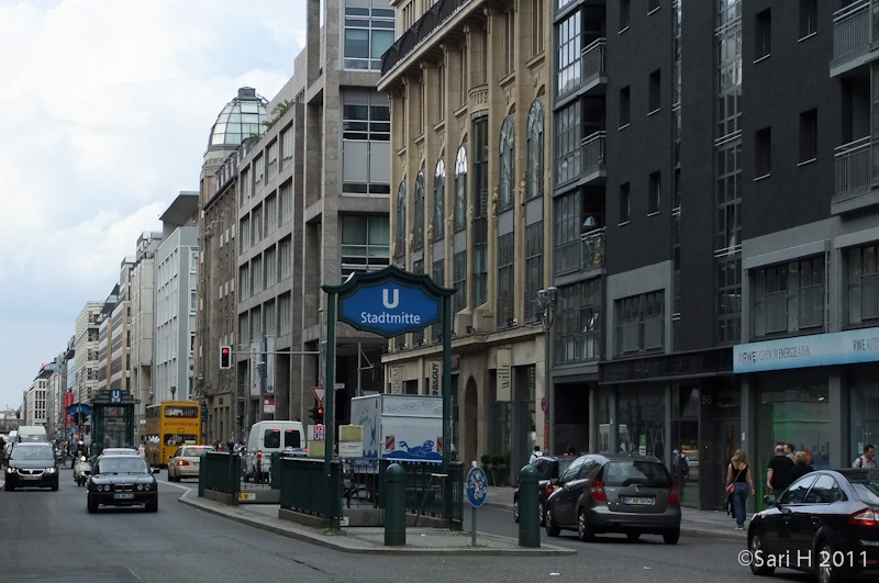 berlin-65.jpg - Stadtmitte underground station, the first in East Berlin after Checkpoint Charlie. Also one of the oldest in the city.