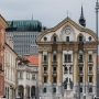 Ursuline church of the Holy Trinity.  It was built between 1718 and 1726 in the Baroque style. It was designed by Carlo Martinuzzi, a Friulian architect and is noted for its extensive altar made of African marble designed by Francesco Robba.