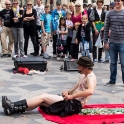 Street performer at Amagertorv