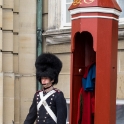 The Guardian soldier near Amalienborg castle