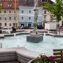 Feldkirchen main square fountain