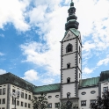 Cathedral of Sts. Peter and Paul was built in 1581 as a Protestant church, being the largest of such in Austria. In 1600 it was closed because of counter-reform and four years later given to Jesuits.