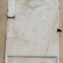 A child's gravestone