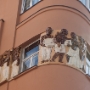 Decorative house wall on Dolac ulica