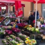 Flower sellers on Dolac ulica