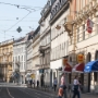 One of the streets leading south from trg Bana Jelacica