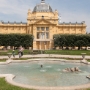 The Art Pavilion in Zagreb (Croatian: Umjetnički paviljon u Zagrebu) is an art gallery established in 1898. It is the oldest gallery in the Southeast Europe and the only purpose-built gallery in Zagreb designed specifically to accommodate large scale exhibitions.