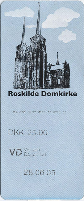 Roskilde Domkirke ticket