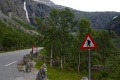 Troll warning near Åndalsnes