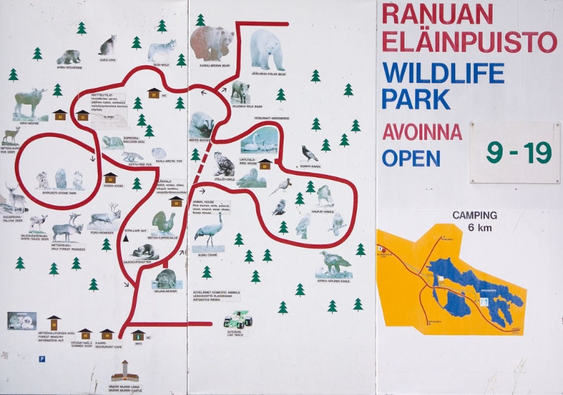 9173.jpg - Ranua zoo map