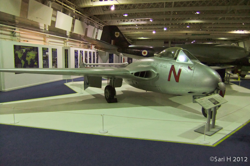 DSCF3084.jpg - de Havilland Vampire F3, this type was also used as the Finnish Air Force's first jet engine fighter