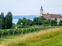 Kloster Birnau  Pilgrimage church and Cistercian Monastery of Birnau, erected by Franz Beer from 1746-1759 for Salem Abbey. Its baroque style, the interior rococo design by Joseph Anton Feuchtmayer and Gottfried Bernhard Göz, as well as the picturesque view from the square before the cathedral made Birnau one of the most popular tourist destinations at Lake Constance. : 2016, Baden-Württemberg, DEU, Fujifilm XT-1, Germany, Obermaurach, Uhldingen-Mühlhofen