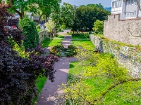 Moat  Town wall and moat. Now a park. : 2016, Baden-Württemberg, DE, Fujifilm XT-1, Germany, Radolfzell am Bodensee, kaupunki, kesäloma, matka, summer holiday, town, travel