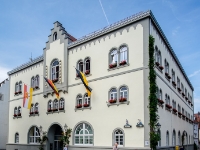 Rathaus  The present town hall was built in 1848, replacing the old town hall of 1421. : 2016, Baden-Württemberg, DE, Fujifilm XT-1, Germany, Radolfzell am Bodensee, kaupunki, kesäloma, matka, summer holiday, town, travel