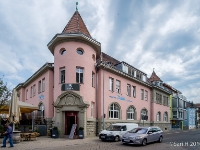 Teggingerstr. 5  Nice looking building, houses a restaurant 5th Element. No, we didn't try it. : 2016, Baden-Württemberg, DE, Fujifilm XT-1, Germany, Radolfzell am Bodensee, kaupunki, kesäloma, matka, summer holiday, town, travel