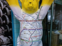 Berlin Bear  This time presenting U- and S-bahn route maps. : 2016, Berliini, Berlin, Germany, LG, Saksa, kaupunki, kesäloma, matka, mobile phone, summer holiday, town, travel