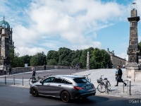 Friedrichsbrücke  Friedrichsbridge (German: Friedrichsbrücke) connects Anna-Louisa-Karsch-Straße with Bodestraße. Since its creation in 1703, the bridge has been repeatedly renovated. It is considered a protected monument. : 2016, Berliini, Berlin, Fujifilm, digital image, kaupunki, kesäloma, summer holiday, town