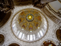 Berliner Dom  The Dome, which isn't repaired according to original due to resistance of East German leaders. : 2016, Berliini, Berlin, Fujifilm, digital image, kaupunki, kesäloma, summer holiday, town