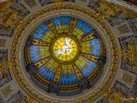 Berliner Dom  The Dome, which isn't repaired according to original due to resistance of East German leaders. : 2016, Berliini, Berlin, Fujifilm, digital image, kaupunki, kesäloma, summer holiday, town