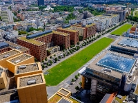 Tilla-Durieux Park  Tilla-Durieux Park seen from the Panoramapunkt at Potsdamer Platz : 2016, Berliini, Berlin, Fujifilm, digital image, kaupunki, kesäloma, summer holiday, town