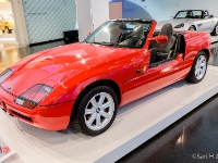 BMW Z1  BMW Z1 was premiered at Frankfurt Motor Show in 1987. It went into production in 1988 and sold over 8000 until the end of production in 1991. : 2016, BMW, BMW Museum, BMW Welt, Fujifilm, LG G3, Munich, München, car, digital image, historia, history, kesäloma, matka, motorbike, phone image, summer holiday, travel