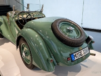 BMW 328  BMW 328, 1936. The BMW 328 is a sports car made between 1936 and 1940, with the body design credited to Peter Szymanowski, who became BMW chief of design after World War II (although technically the car was designed by Fritz Fiedler). It had 2 litre engine with 80 hp. : 2016, BMW, BMW Museum, BMW Welt, Fujifilm, LG G3, Munich, München, car, digital image, historia, history, kesäloma, matka, motorbike, phone image, summer holiday, travel