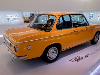 BMW 2002 TI  BMW 2002 TI, 1968. The 2-liter engine produced 119 hp. : 2016, BMW, BMW Museum, BMW Welt, Fujifilm, LG G3, Munich, München, car, digital image, historia, history, kesäloma, matka, motorbike, phone image, summer holiday, travel