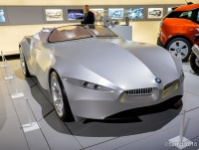 BMW GINA Light Vision  BMW GINA Light Vision, 2008. The GINA Light Visionary Model is a fabric-skinned shape-shifting sports car concept built by BMW. GINA stands for "Geometry and functions In 'N' Adaptations". It was designed by a team led by BMW’s head of design, Chris Bangle, who says GINA allowed his team to "challenge existing principles and conventional processes." Other designers include Anders Warming. : 2016, BMW, BMW Museum, BMW Welt, Fujifilm, LG G3, Munich, München, car, digital image, historia, history, kesäloma, matka, motorbike, phone image, summer holiday, travel