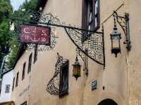 Sign of times  The sign on Alte Post wall : 2016, AUT, Austria, Fujifilm, Hallstatt, Itävalta, LG G3, Oberösterreich, UNESCO, digital image, historia, history, kaupunki, kesäloma, phone image, summer holiday, town