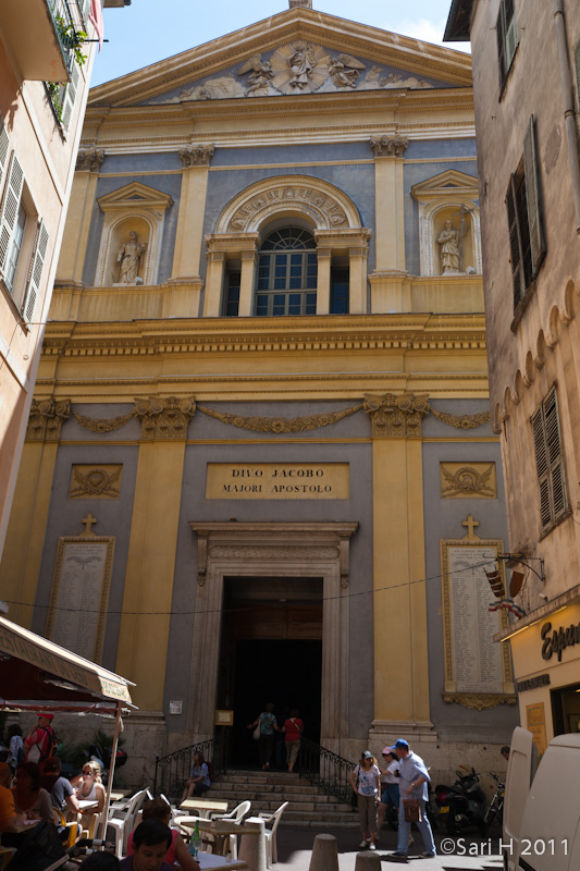 nizza-19.jpg - Chapelle St Jacques Nice, built 1612-1642, by Jesuits and Ponzio Ceva.Baroque style church