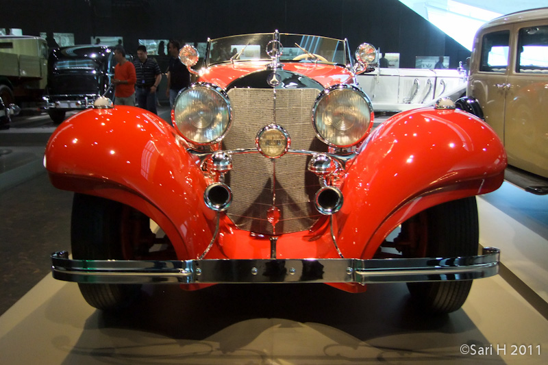 merc_museum-23.jpg - 1936 Mercedes-Benz 500 K Spezial-Roadster. This car cost 28 000 Reichsmarks (~= € 98 000). 100-160 hp.