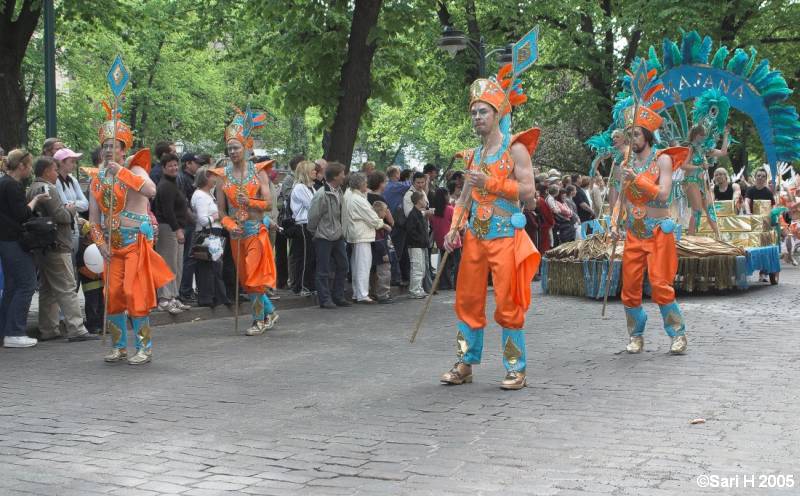 Sambakarnevaalit Helsingissä 11.06.2005